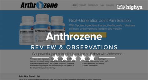 arthrozene complaints.